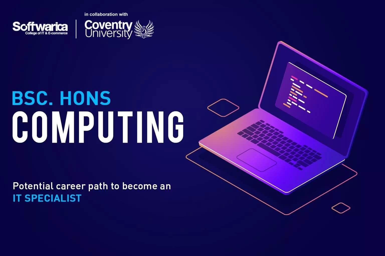 BSc Hons Computing – potential career path to become an IT specialist